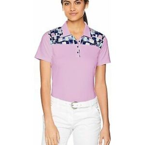 NWT Adidas Golf Women's Ultimate 365 Lilac Polo Shirt. Size Medium